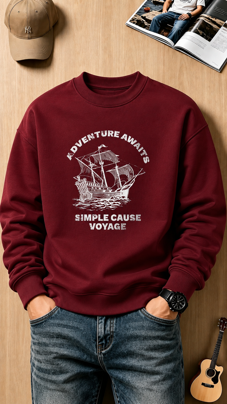 Adventure Voyage Fleece Sweatshirt