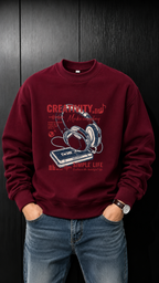 Creativity Music Fleece Sweatshirt