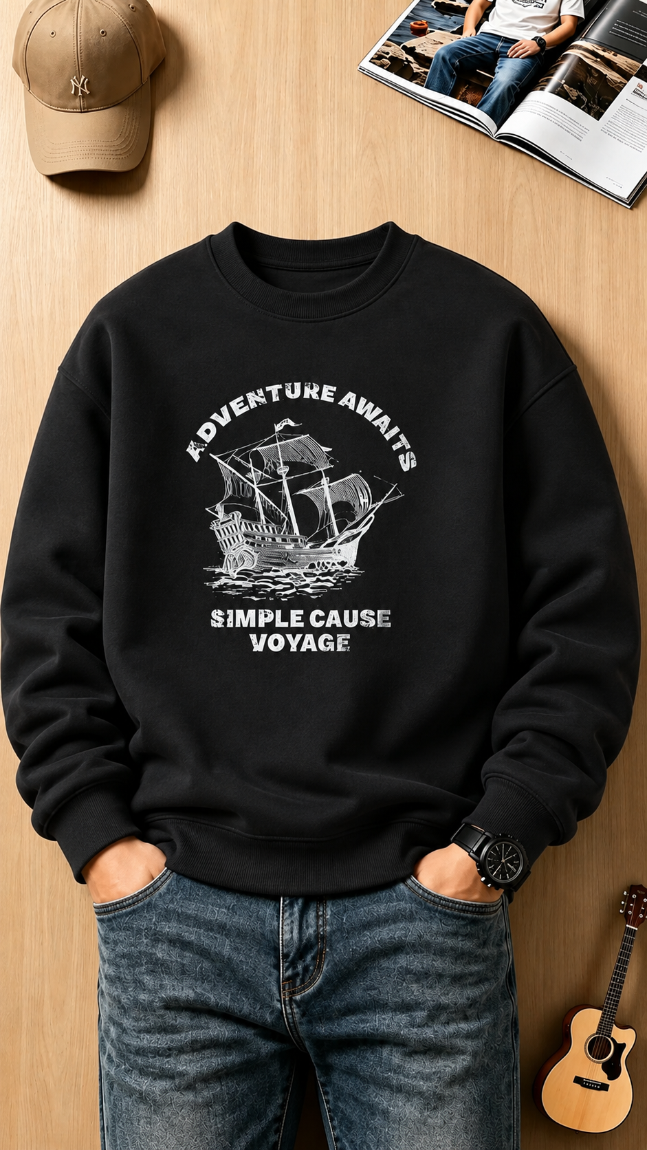 Adventure Voyage Fleece Sweatshirt