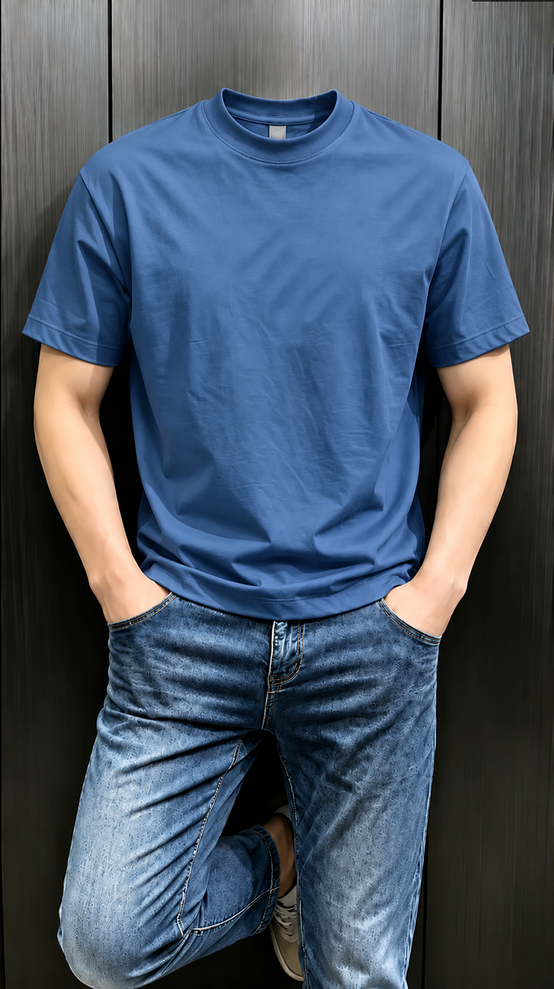 Premium Cotton Crewneck Tee