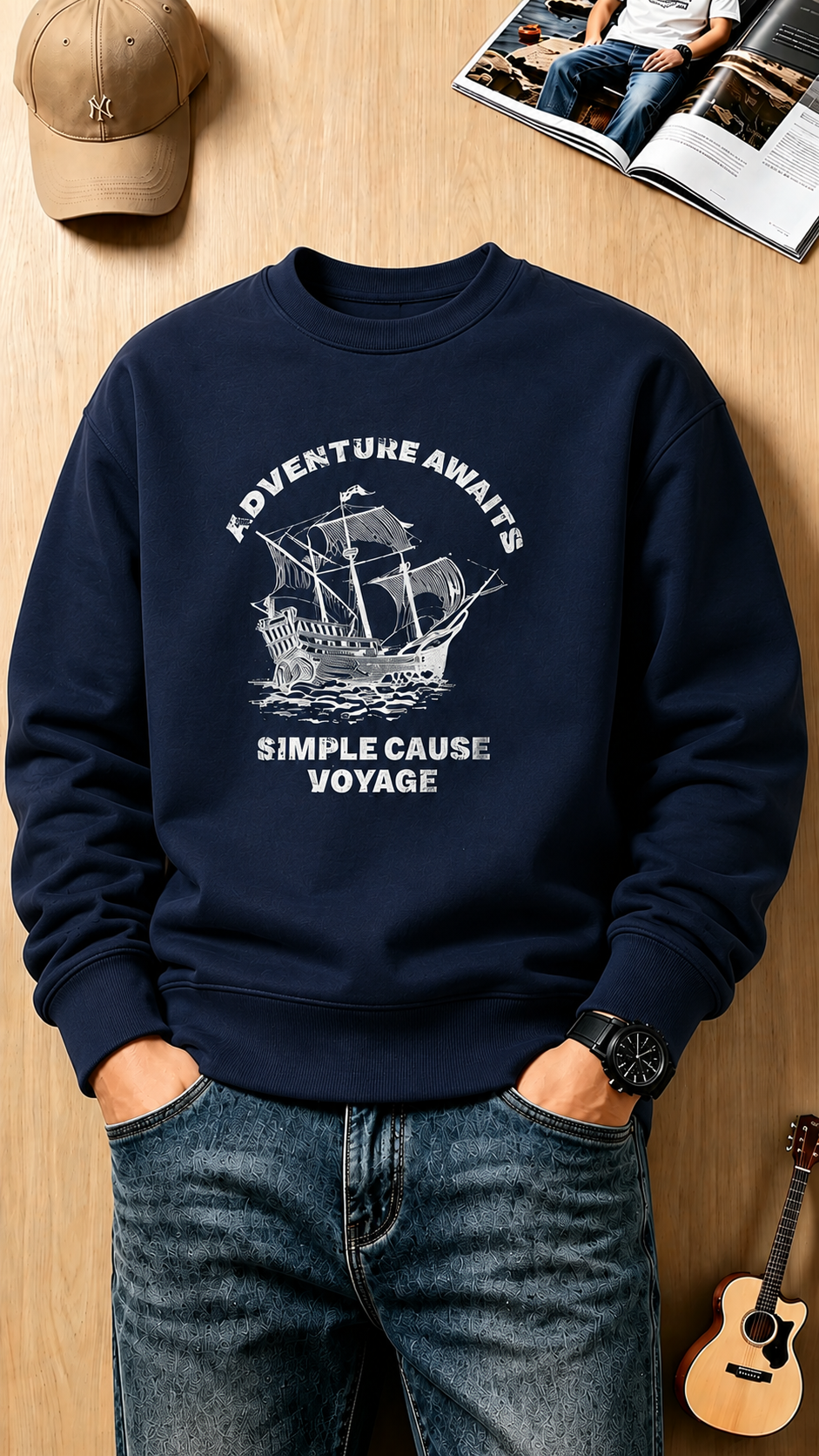 Adventure Voyage Fleece Sweatshirt