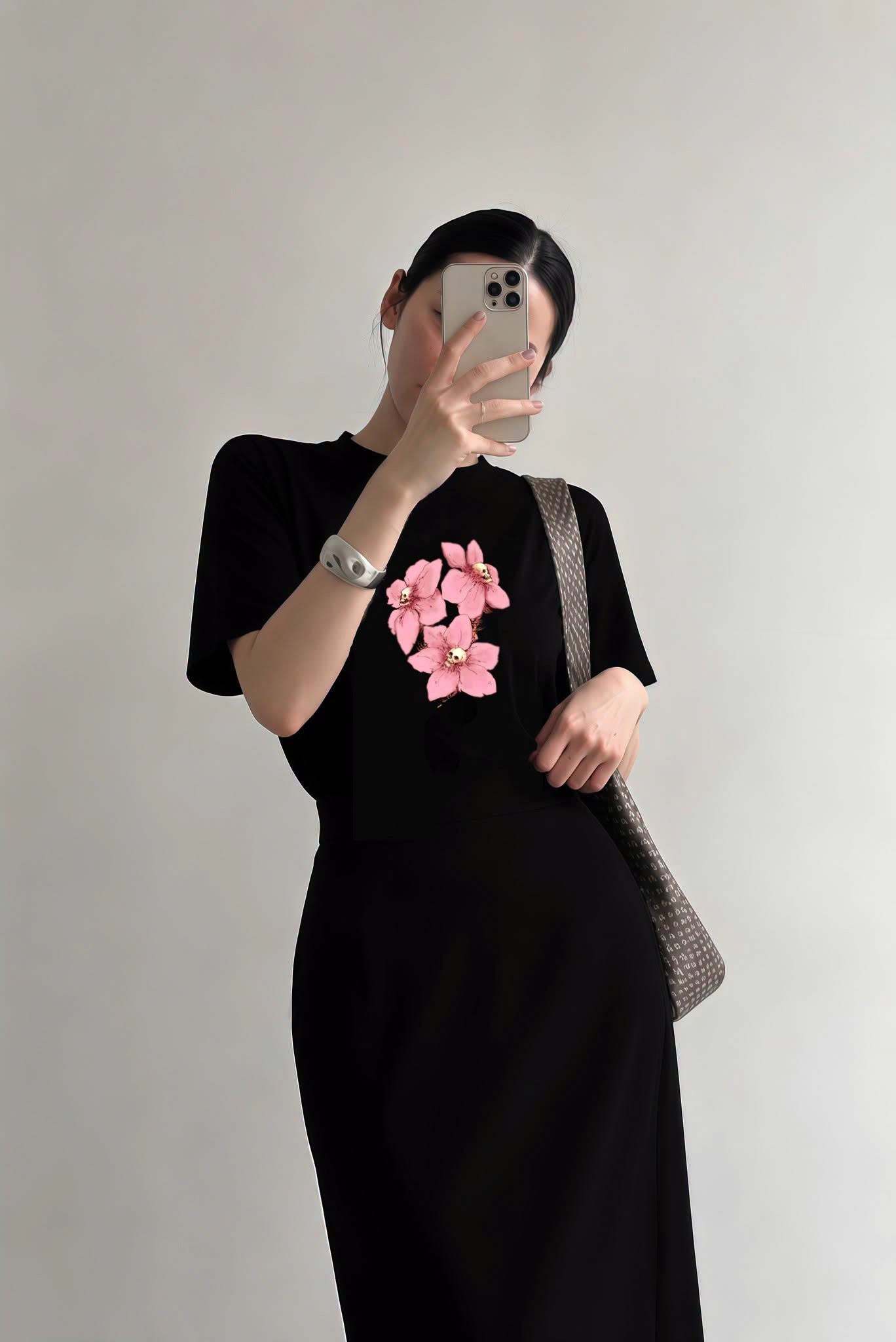 Bộ thun chân váy dài