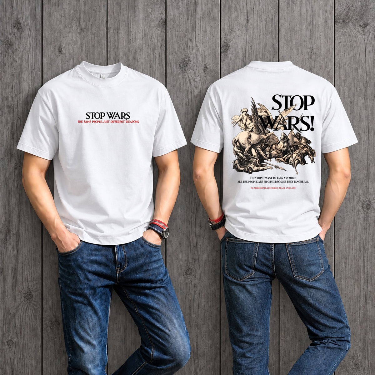 T-Shirt STOP WARS