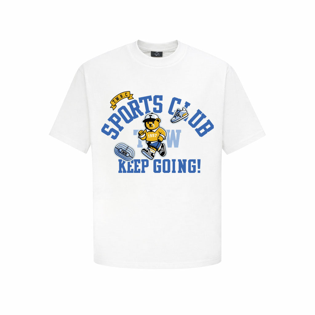 Sports Club - Keep Going! Bear Tshirt - Streetwear Tshirt