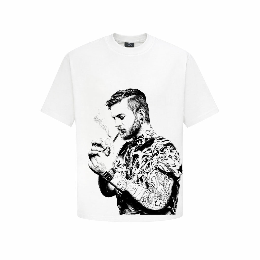 Chapel Official - "Inked Rebel" Monochrome Portrait Tee