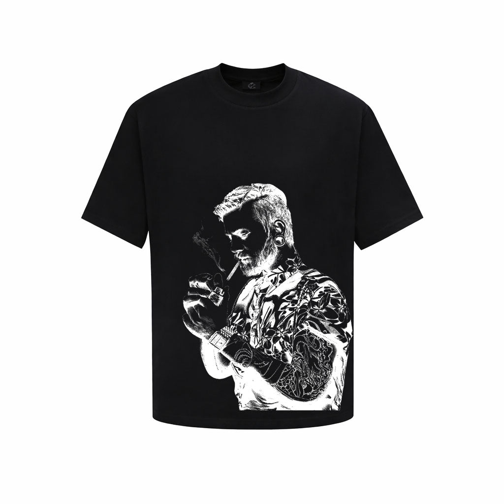 Chapel Official - "Inked Rebel" Monochrome Portrait Tee