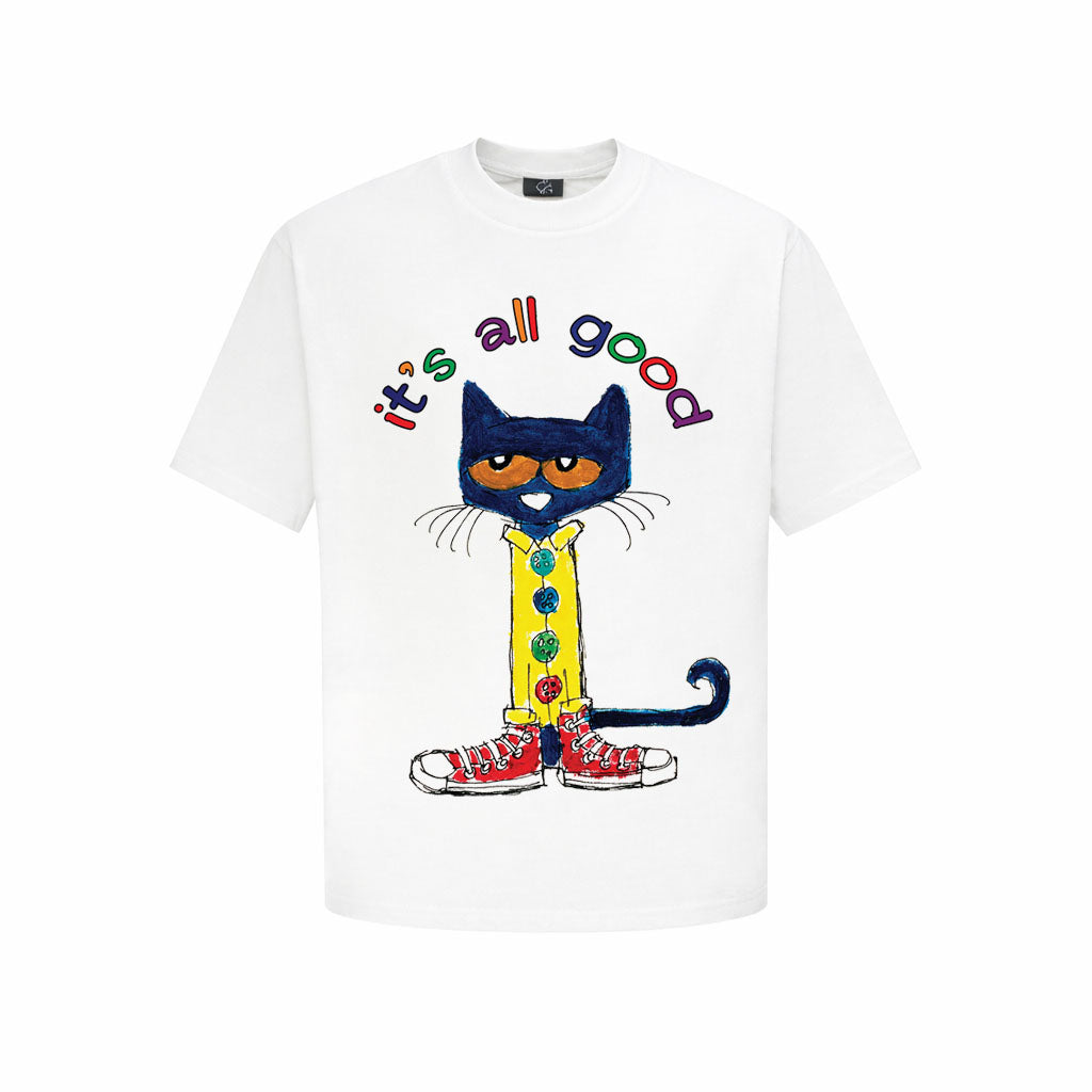 Chapel Official - "It's All Good" Happy Cat Doodle Tee