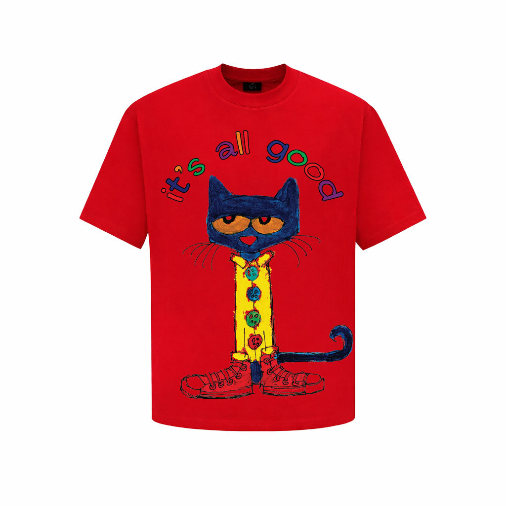 Chapel Official - "It's All Good" Happy Cat Doodle Tee