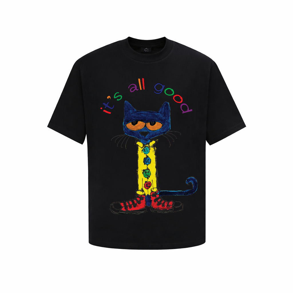 Chapel Official - "It's All Good" Happy Cat Doodle Tee