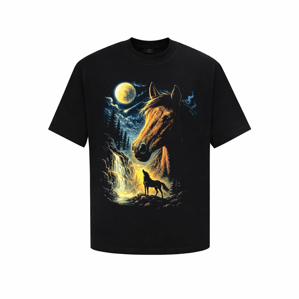 Chapel Official - "Midnight Wild" Mystical Animal Art Tee