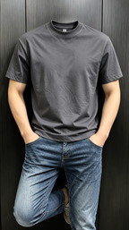 Premium Cotton Crewneck Tee