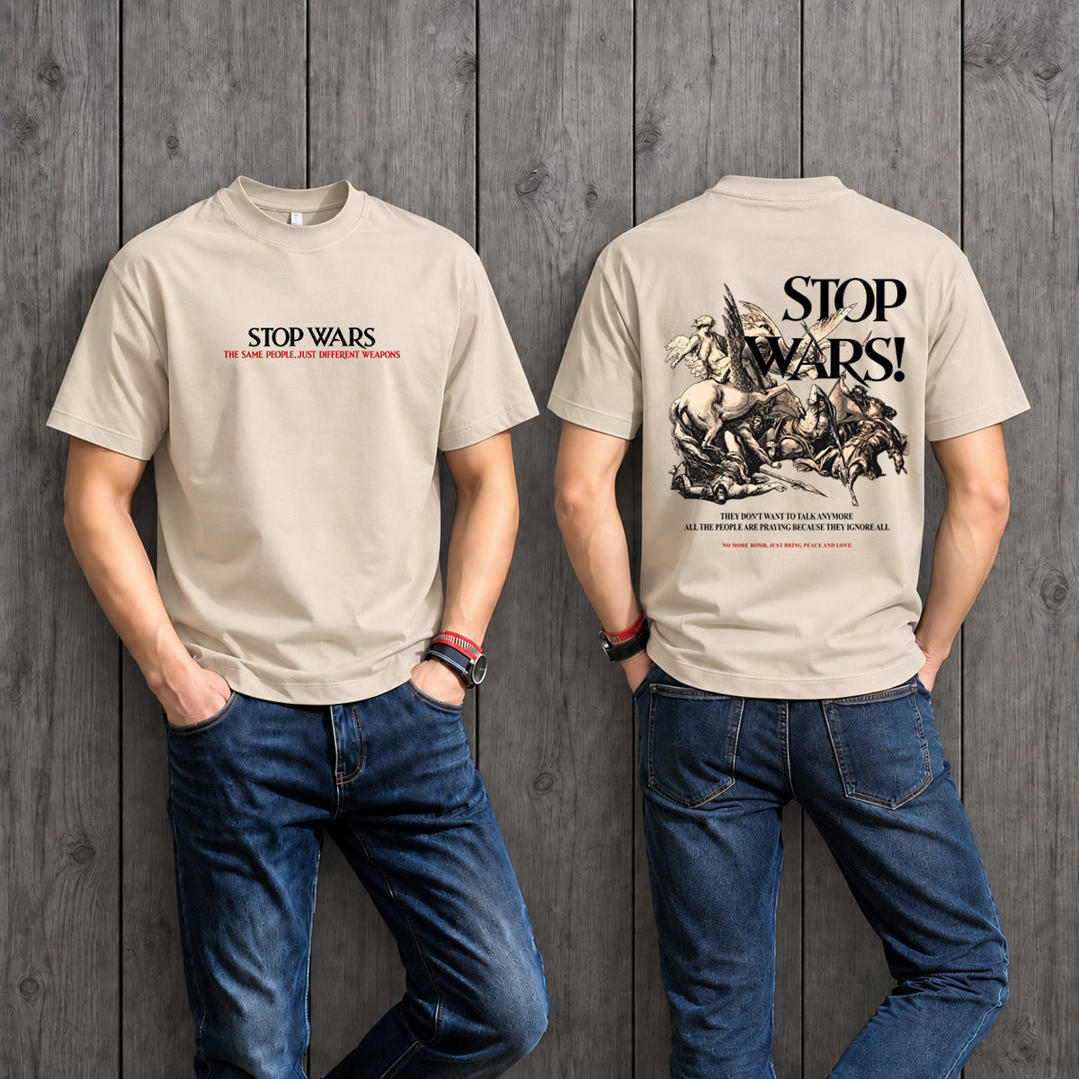 T-Shirt STOP WARS