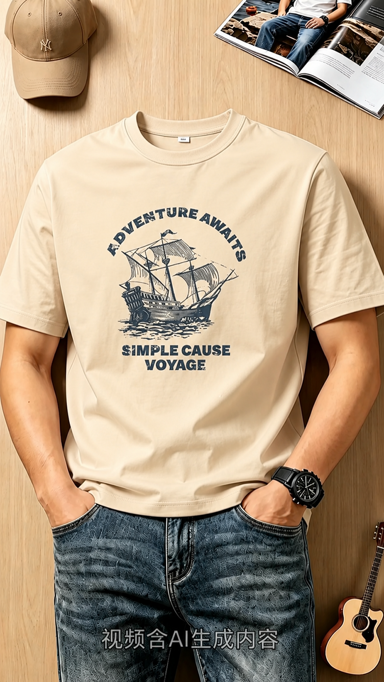 T-Shirt Simple Cause Cotton