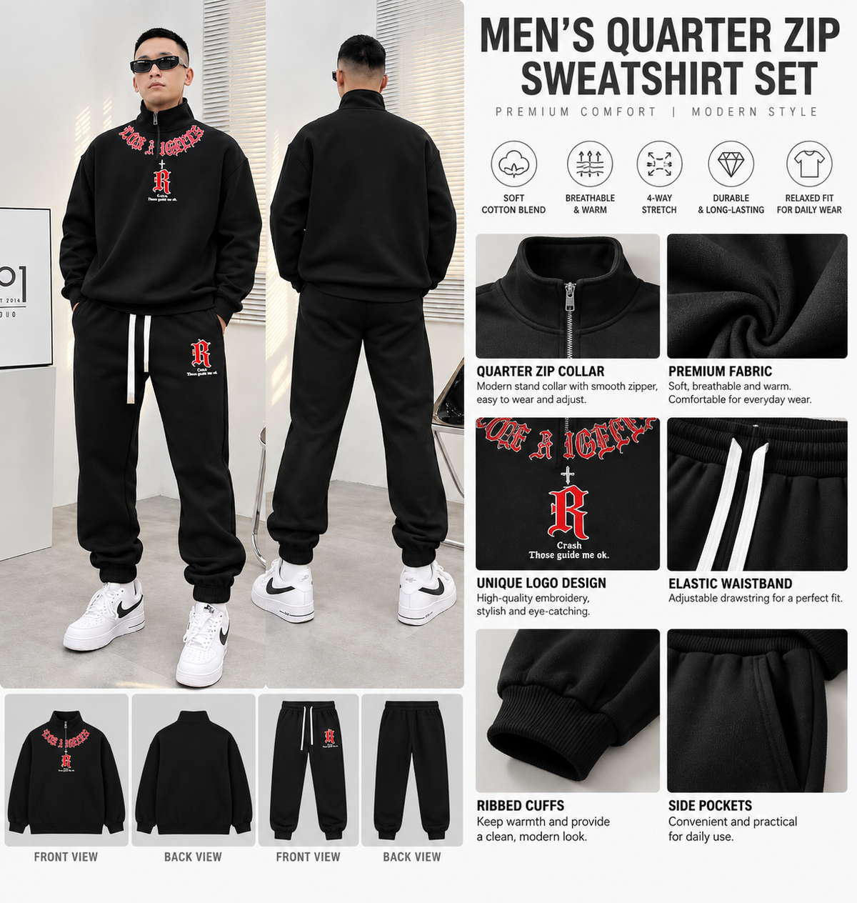 Half-Zip Sweater CP01