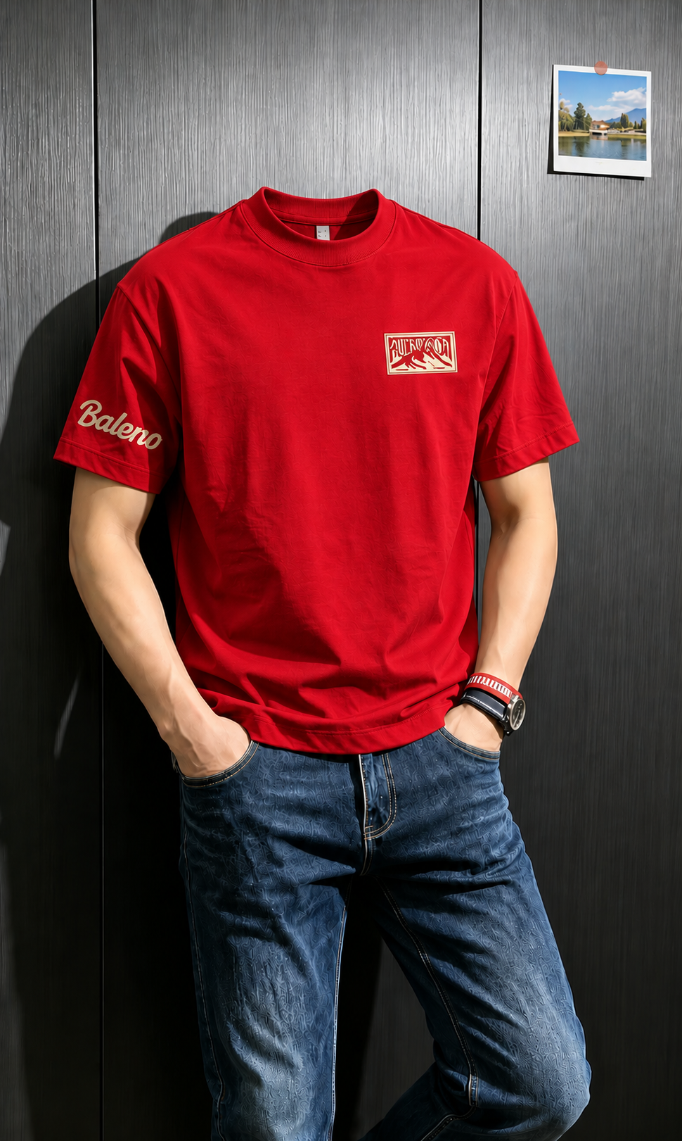 T-Shirt Vintage Block Text
