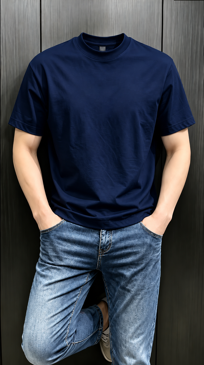 Premium Cotton Crewneck Tee