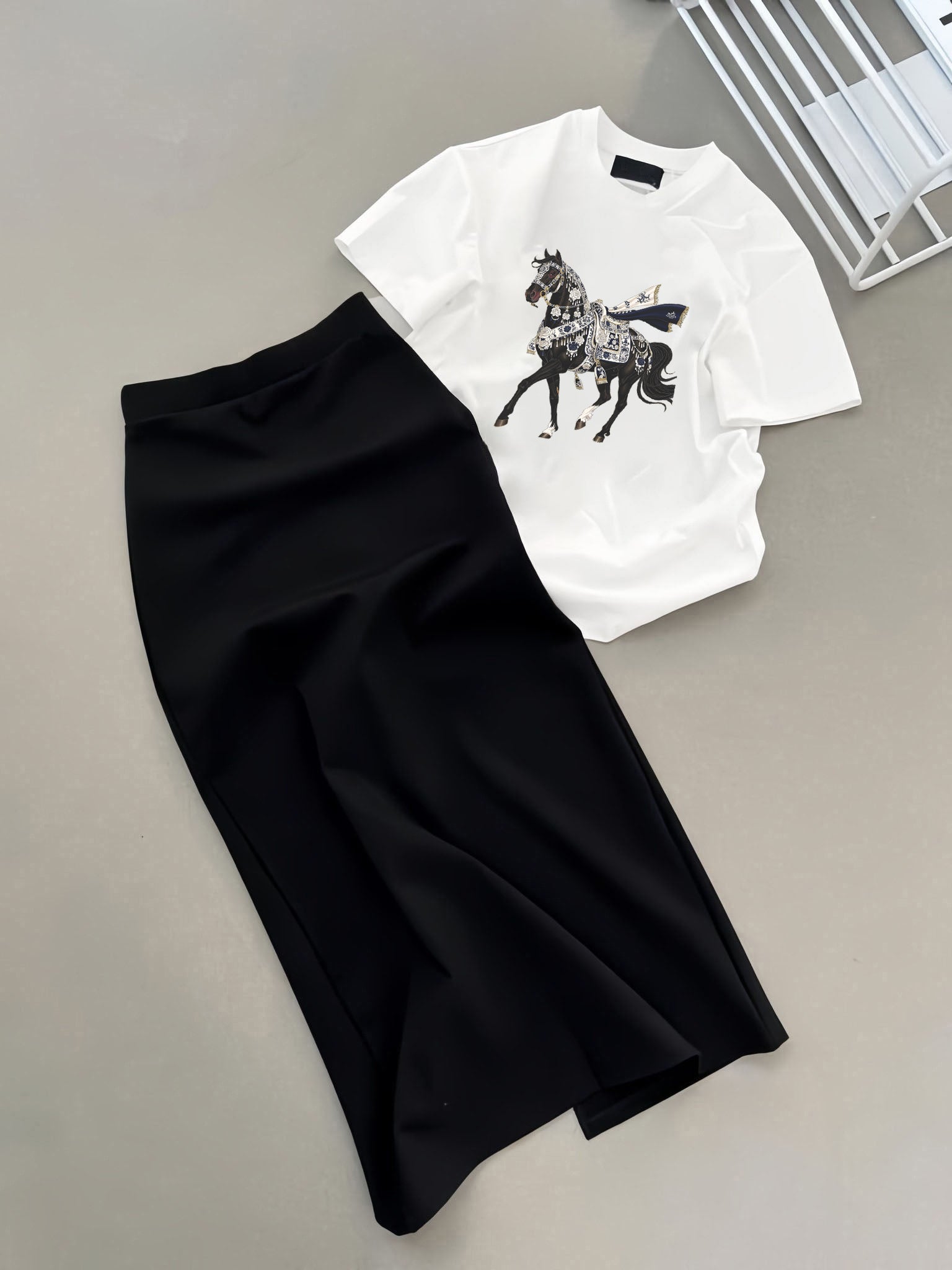 Chapel Official - "Royal Equine" Jeweled Ornament Tee