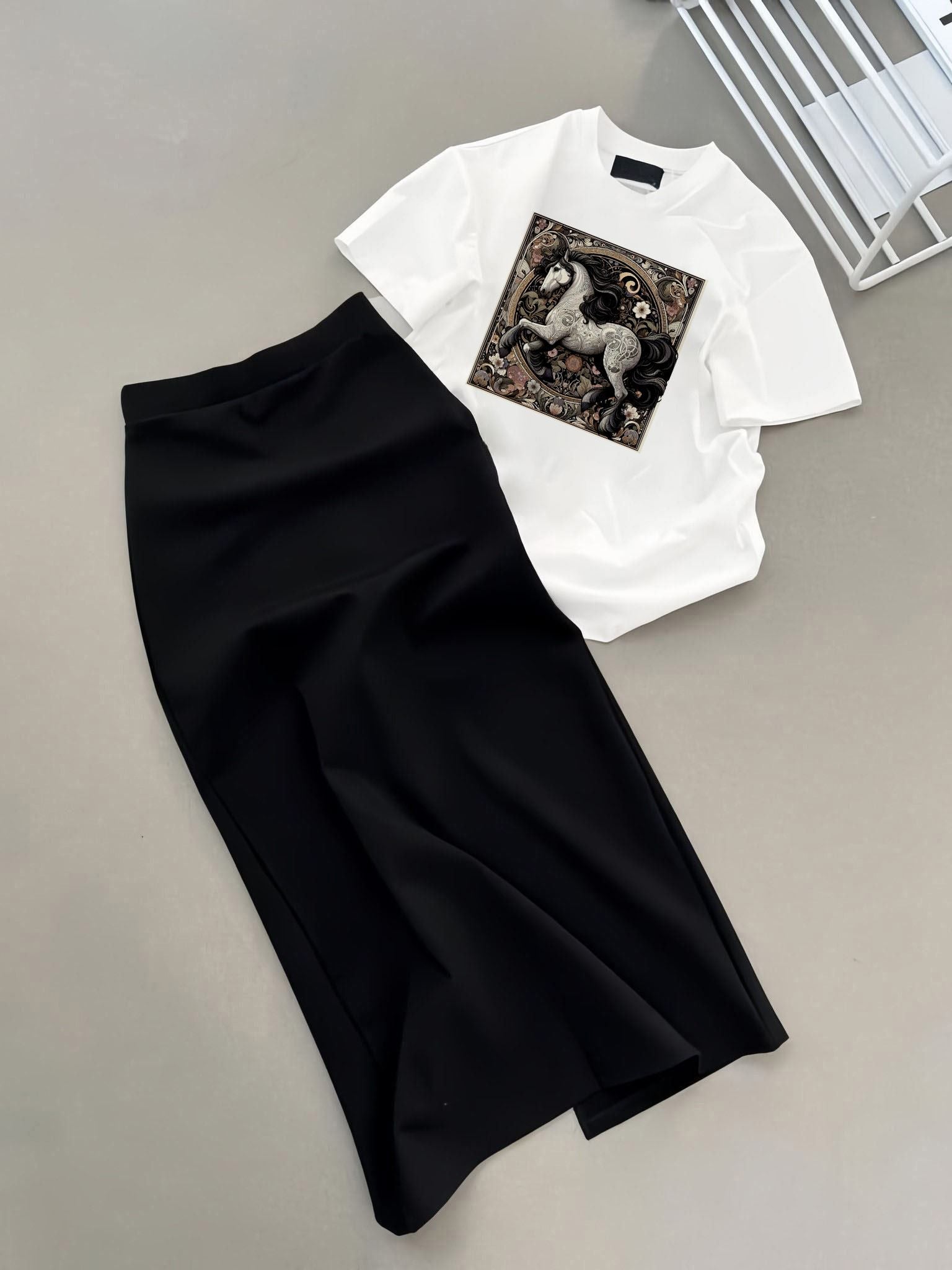 Chapel Official - "Palace Tapestry" Ornate Horse Tee