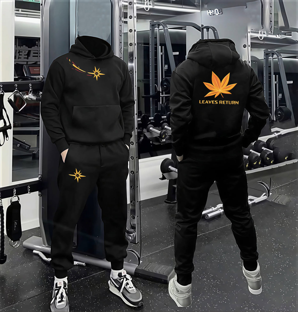Set Hoodie Leaves Return