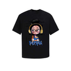 The Girl take the headphone streetwear  T-Shrit