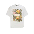 Flower Yellow Basic  T-Shirt