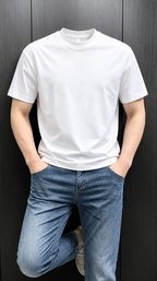 Premium Cotton Crewneck Tee