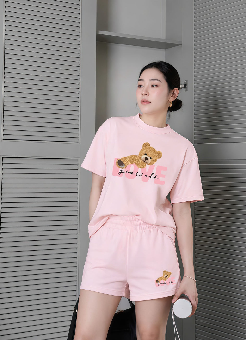 Bộ thun gấu love