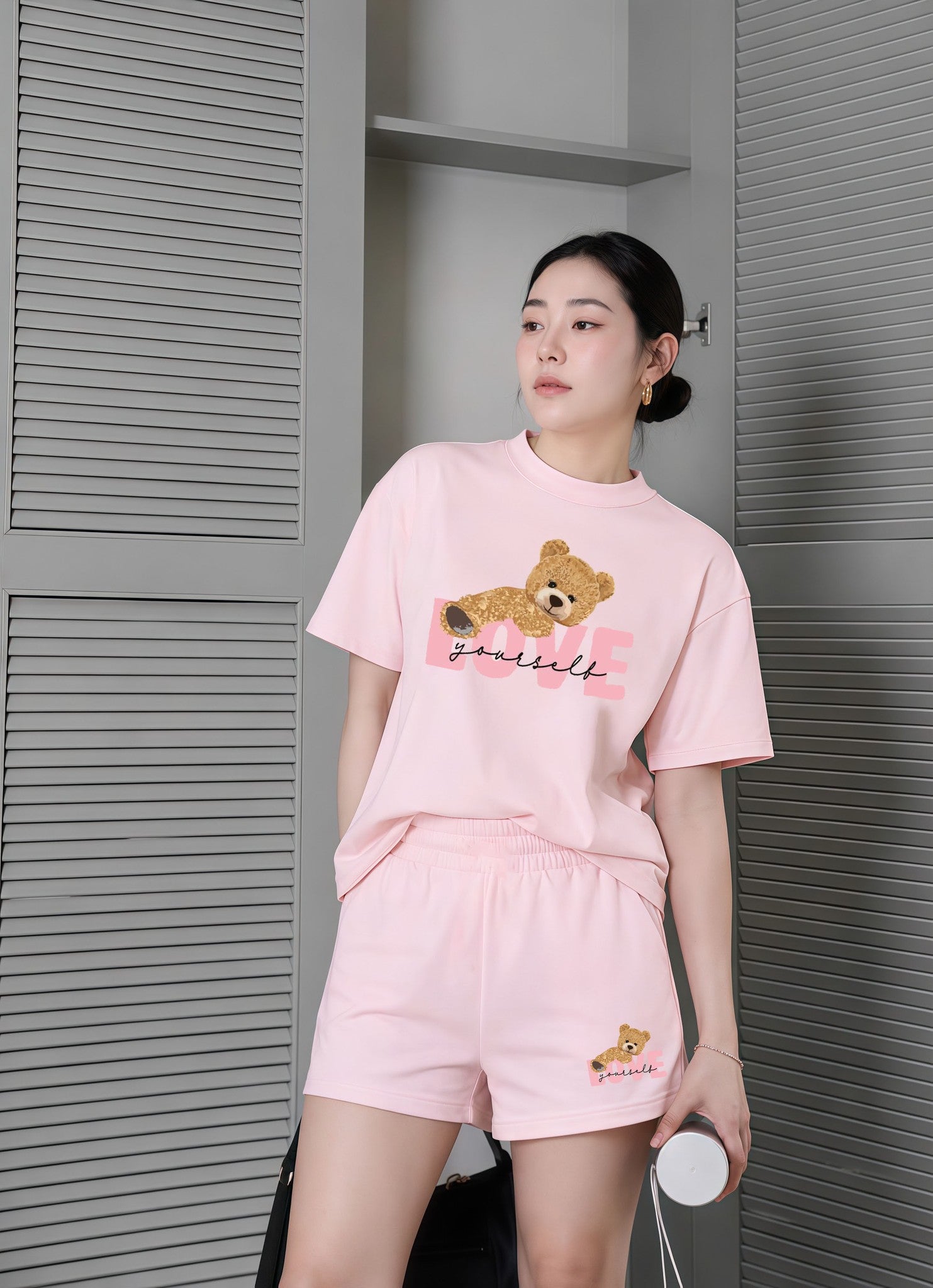 Bộ thun gấu love