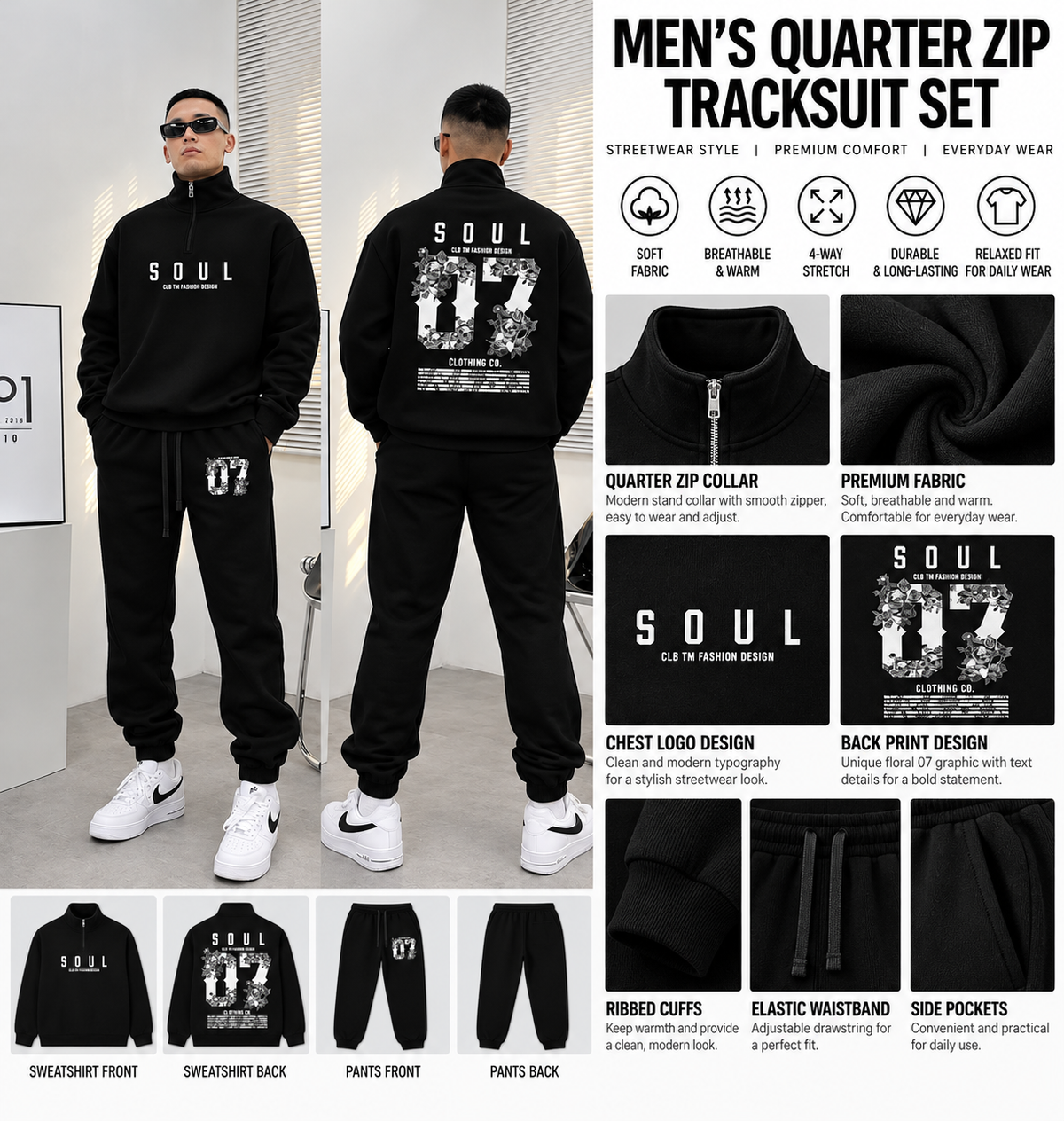 Half-Zip Sweater CP10