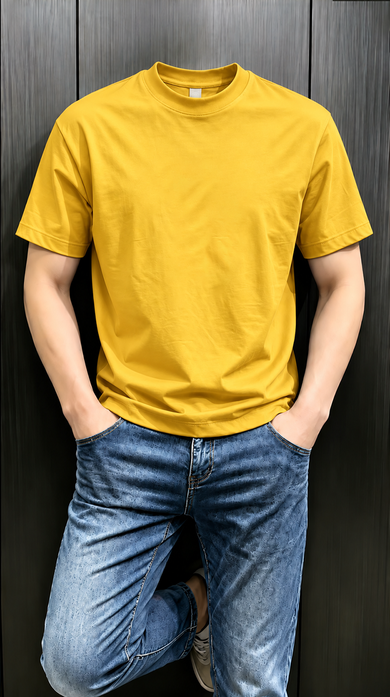 Premium Cotton Crewneck Tee