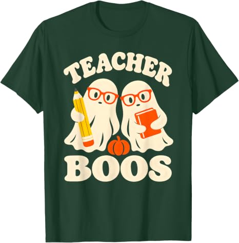 Twinning Teacher Boos Halloween Ghost Matching Twin Day BFFs T-Shirt