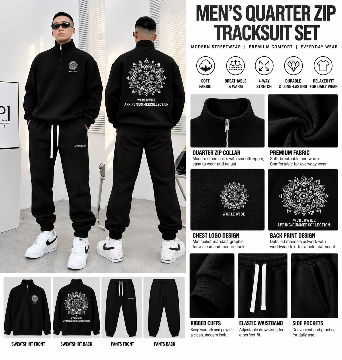Half-Zip Sweater CP12