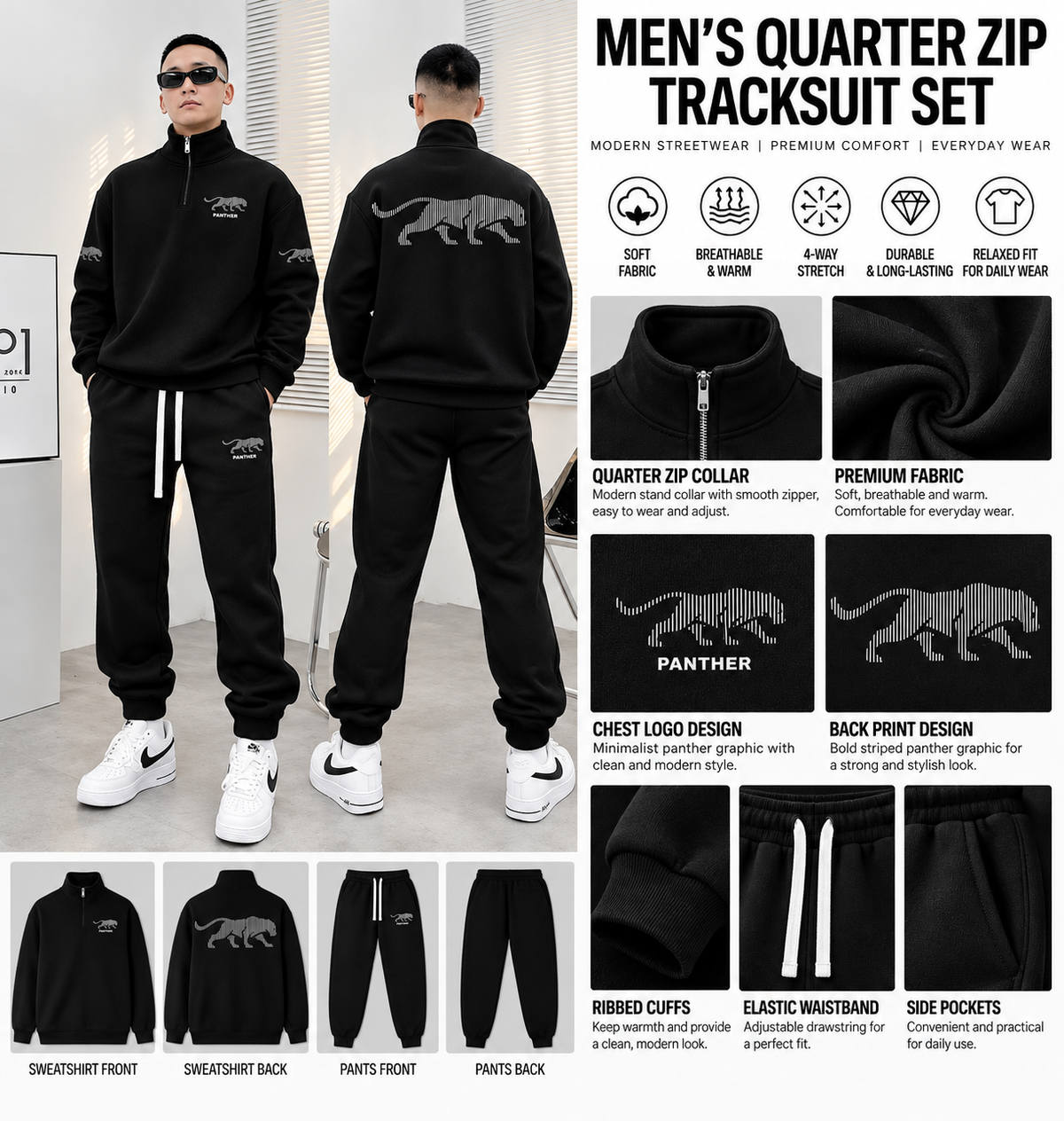 Half-Zip Sweater CP09