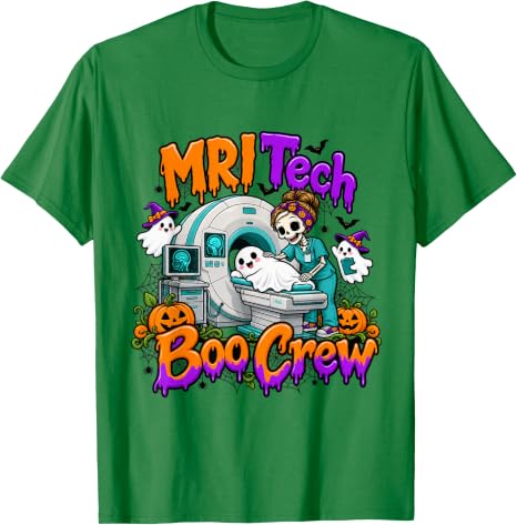 MRI Tech Boo Crew Halloween Ghost Matching Group T-Shirt