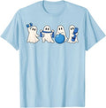 Halloween Ghost Yoga Fitness Workout T-Shirt