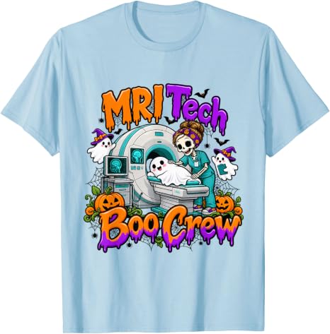MRI Tech Boo Crew Halloween Ghost Matching Group T-Shirt