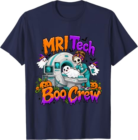 MRI Tech Boo Crew Halloween Ghost Matching Group T-Shirt