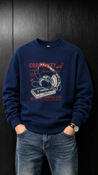 Creativity Music Fleece Sweatshirt