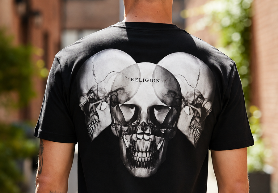 Skull Religion Graphic Tee