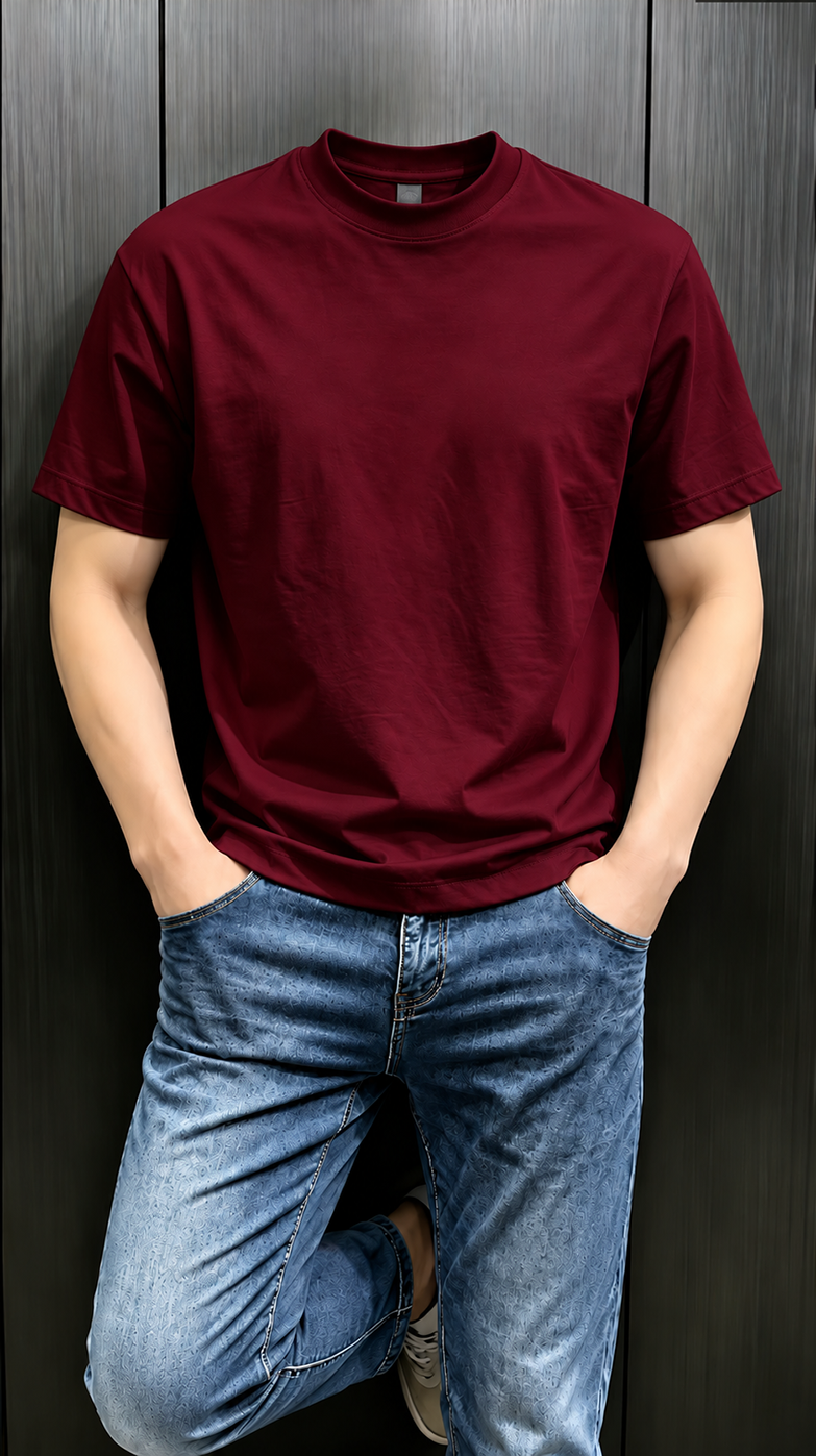 Premium Cotton Crewneck Tee