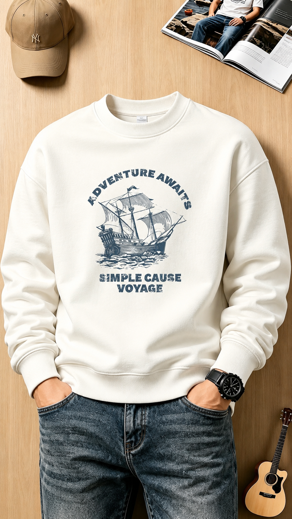Adventure Voyage Fleece Sweatshirt