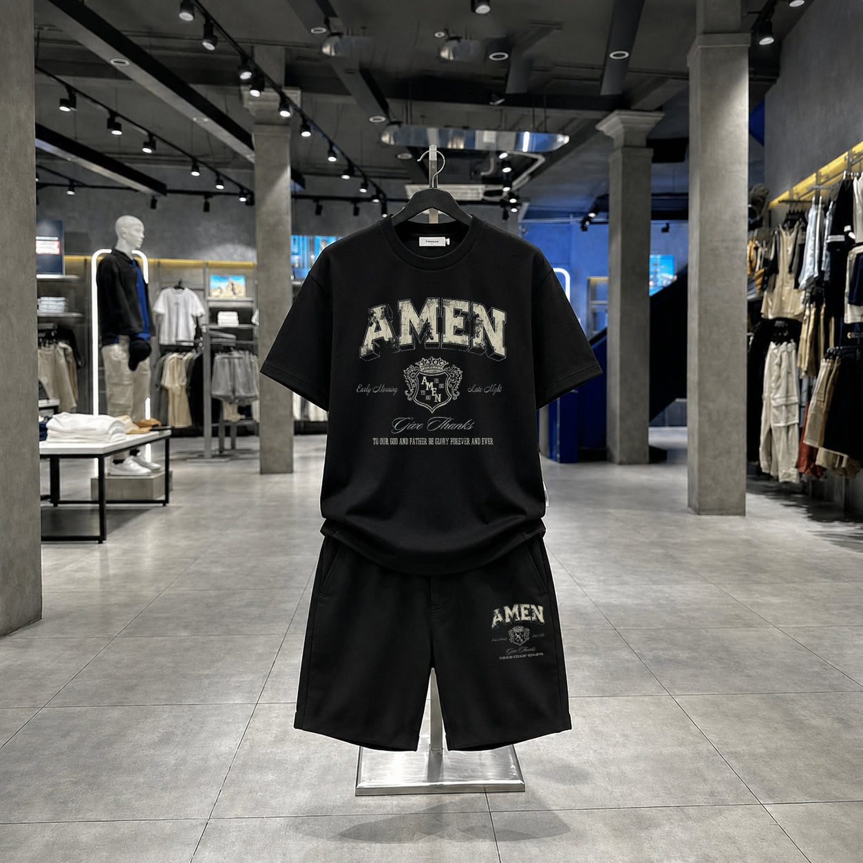 Amen Vintage Shorts Set