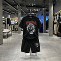Panther Graphic Shorts Set