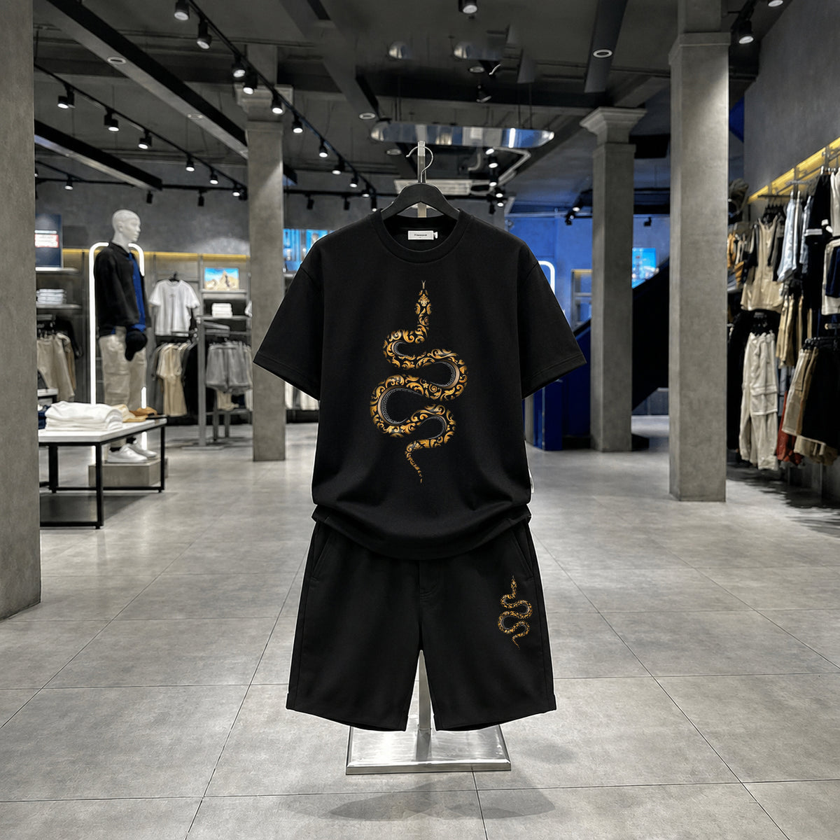 Golden Snake Graphic Set
