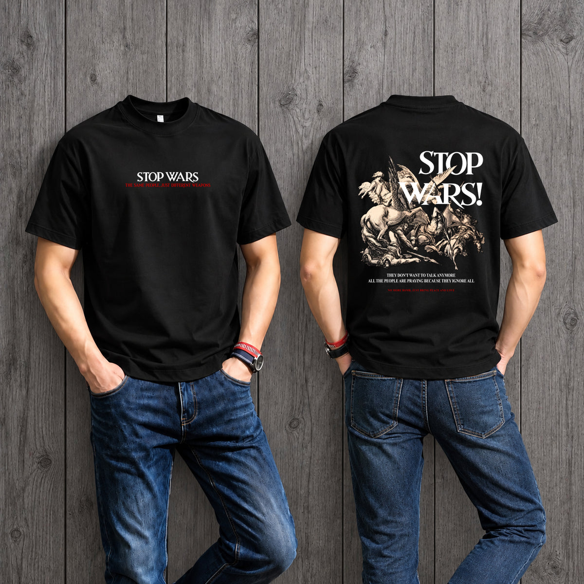 T-Shirt STOP WARS