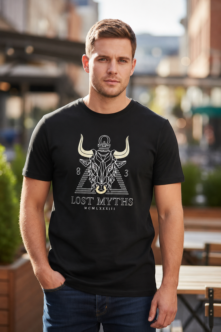 Lost Myths Bull Graphic Tee