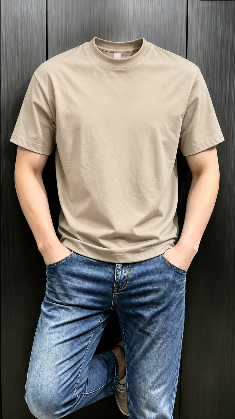 Premium Cotton Crewneck Tee