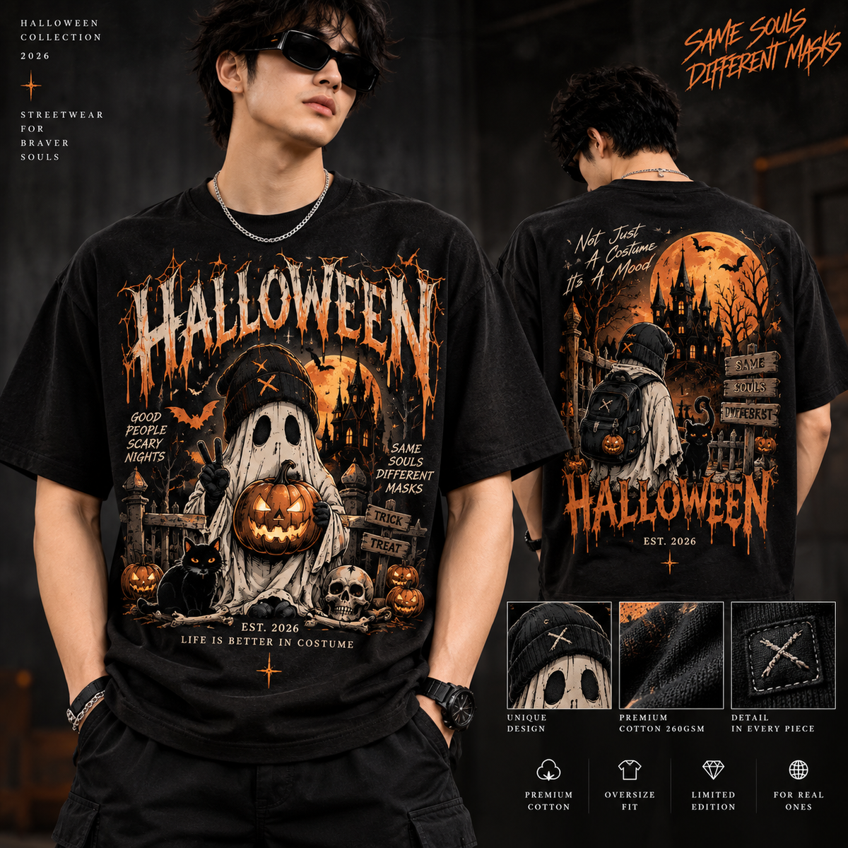 Haunted Souls Halloween Tee