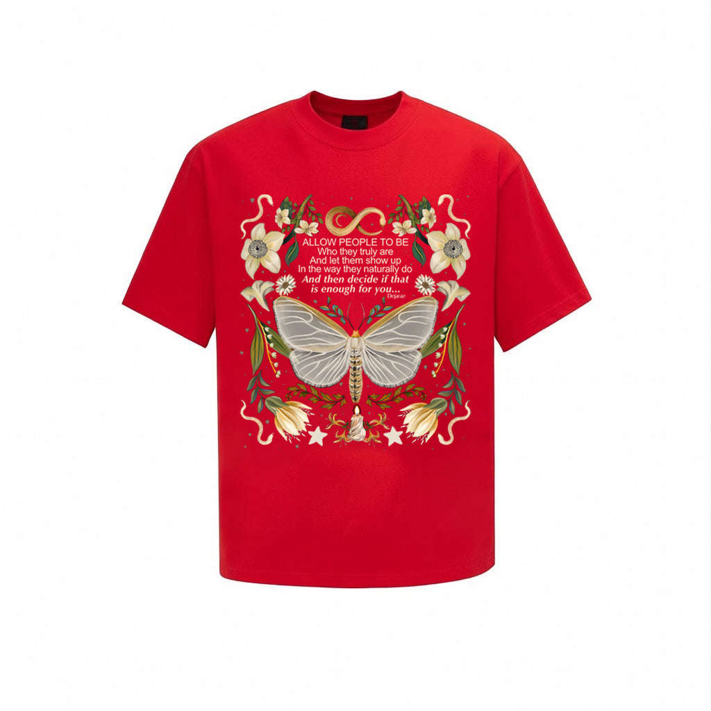 Chapel Official - "Authentic Soul" Moth & Floral Art Tee