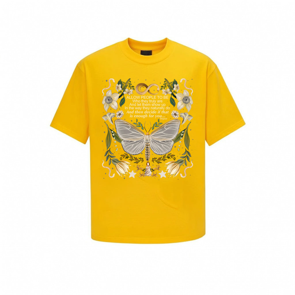 Chapel Official - "Authentic Soul" Moth & Floral Art Tee